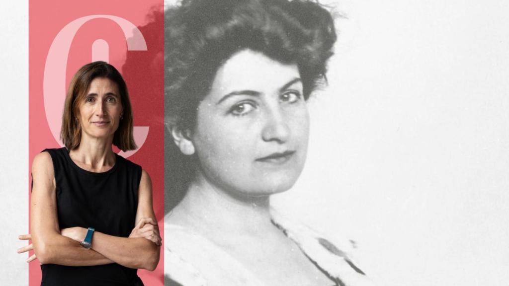 Un montaje con la opinadora Andrea Rodés