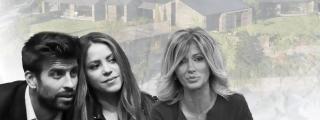 Una promoción de Laucirica con Shakira, Piqué, Susana Griso y el logo de CO Arquitectura