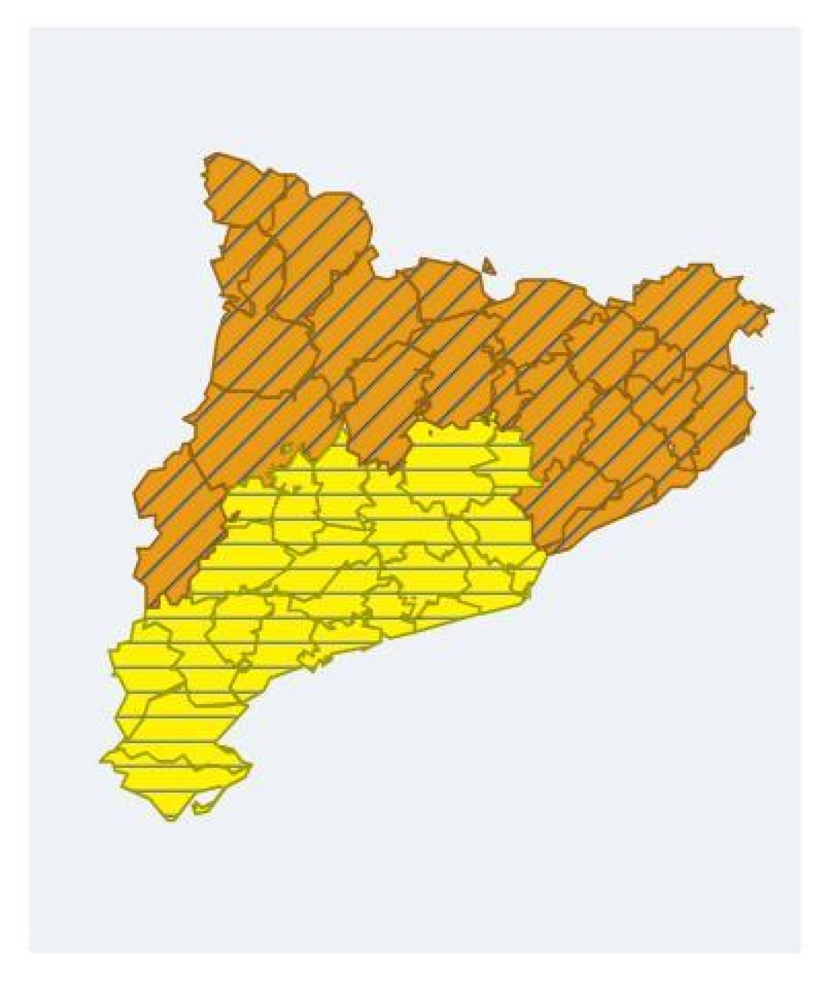 Alertes per vent aquest diumenge a Catalunya