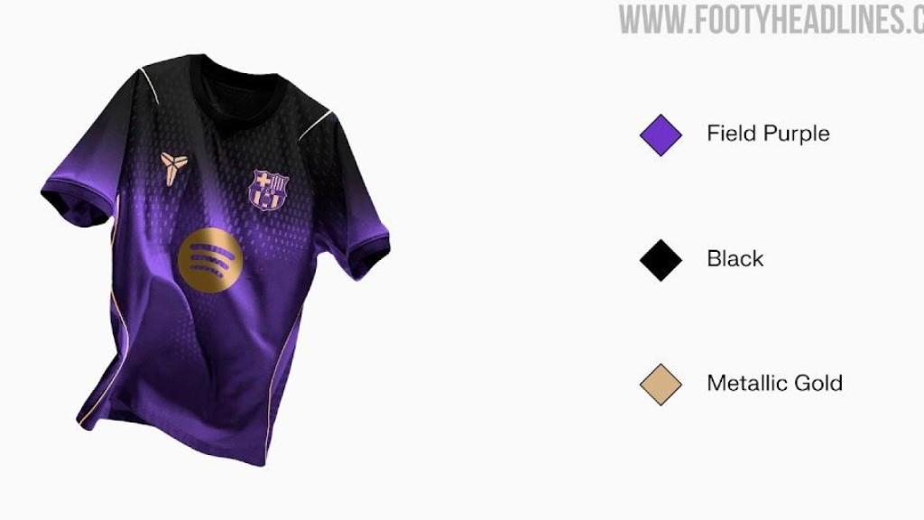 La segunda camiseta del Barça para la temporada 2026-27, inspirada en la equipación de Los Ángeles Lakers