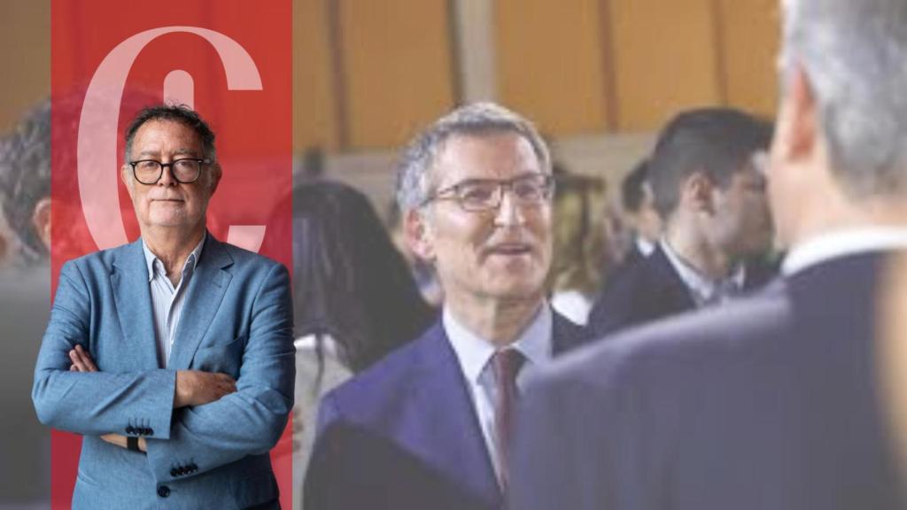 Un montaje con una imagen de Manuel Gómez Acosta