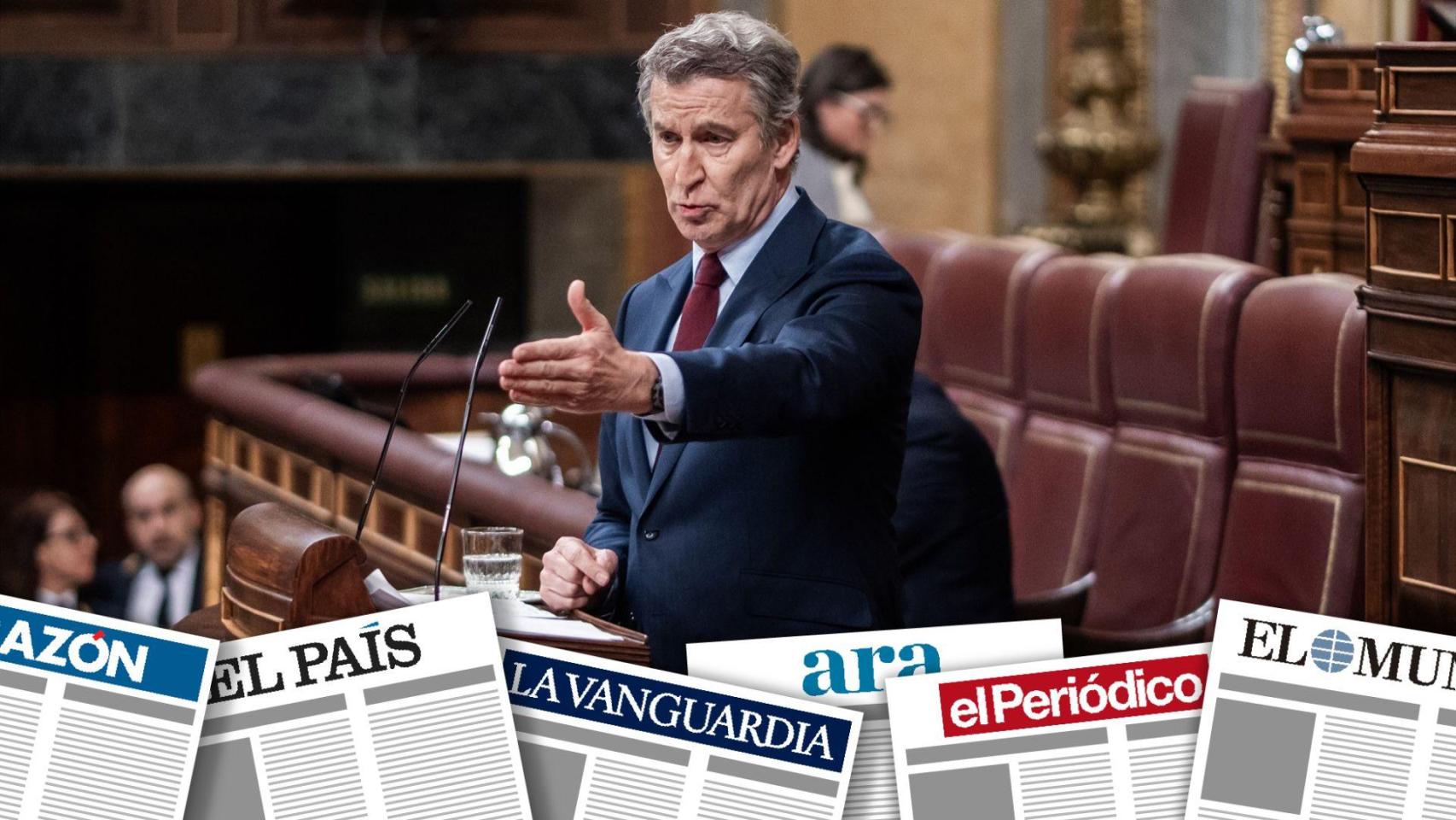 El presidente del PP y líder de la oposición, Alberto Núñez Feijóo / EP