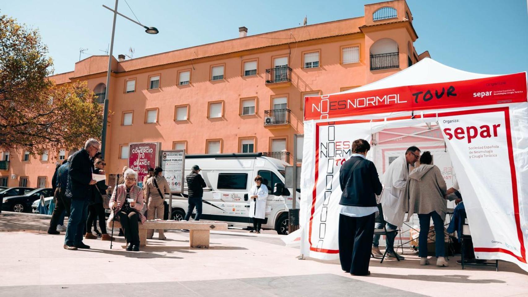 La campaña de SEPAR No es normal tour en Olula del Río (Almería)