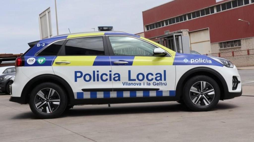 Imatge d'arxiu d'un cotxe patrulla de la Policia Local de Vilanova i la Geltrú