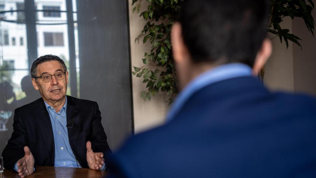 Josep Maria Bartomeu respon a les preguntes de Víctor Malo, director de Culemanía