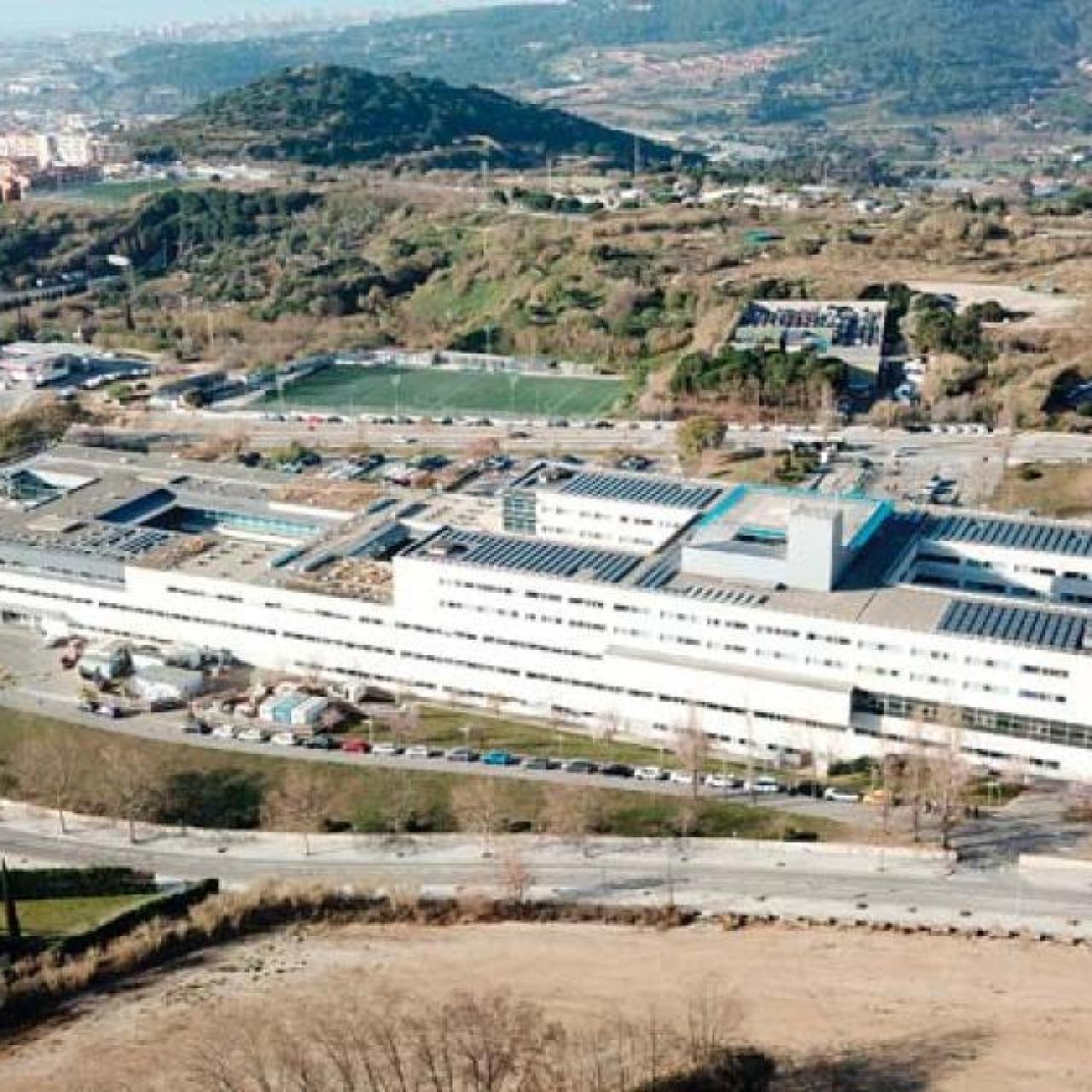 Vista aèria de l'Hospital de Mataró