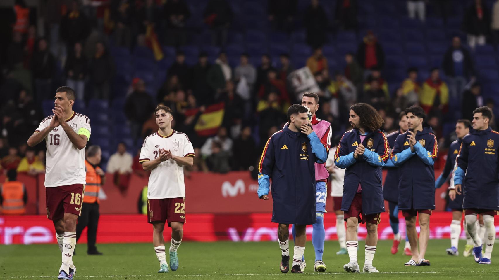 Imagen del partido entre España y Egipto