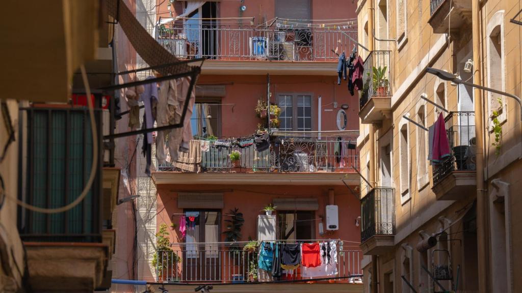 Fachada de un edificio de viviendas