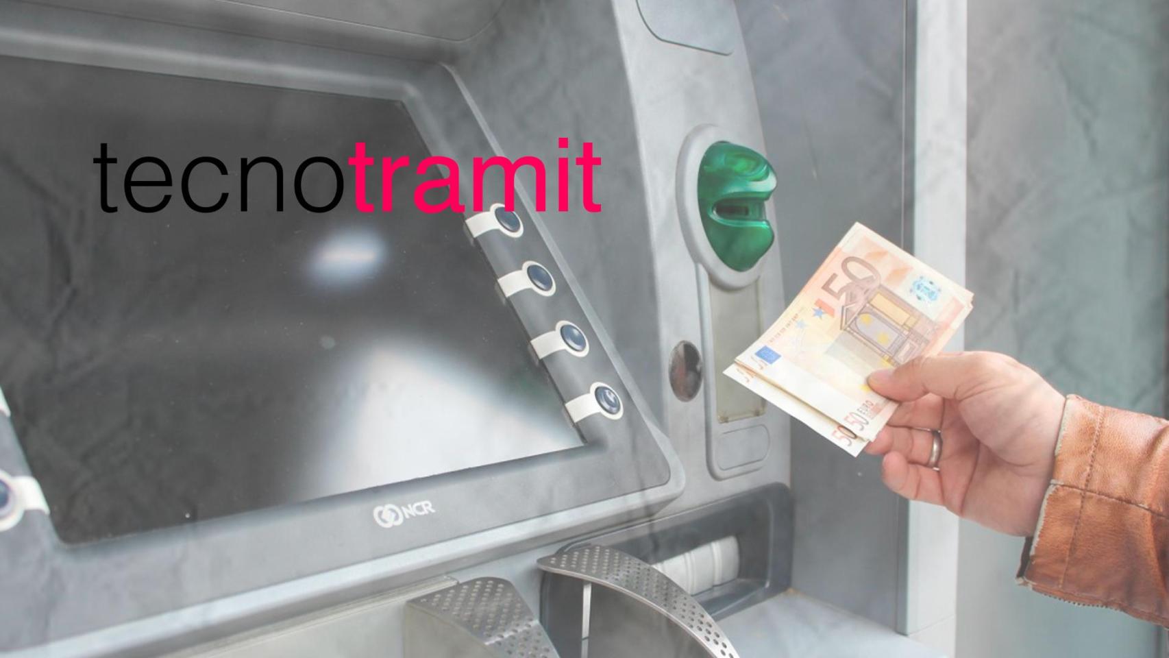 Un banco y el logo de Tecnotramit