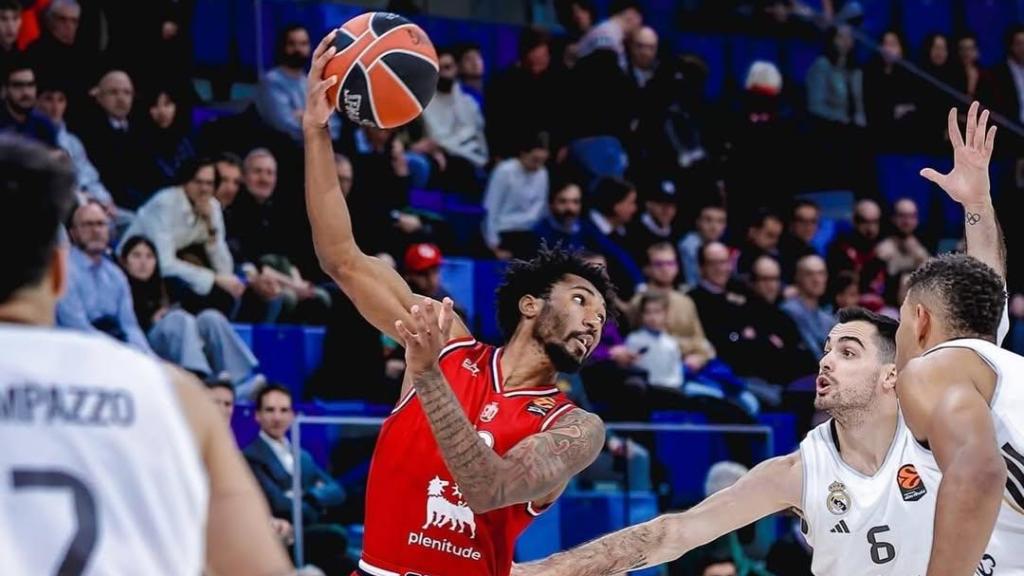 Armoni Brooks, jugador de Milano que gusta al Madrid de basket