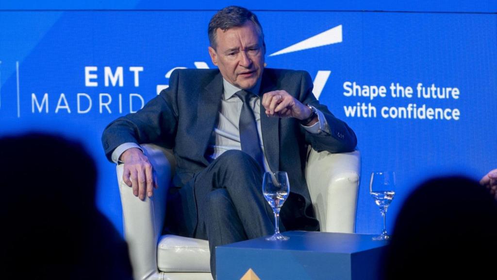 Ángel Simón durante la V edición del foro económico español ‘Wake Up, Spain!’ organizado por El Español