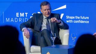 Ángel Simón durante la V edición del foro económico español ‘Wake Up, Spain!’ organizado por El Español
