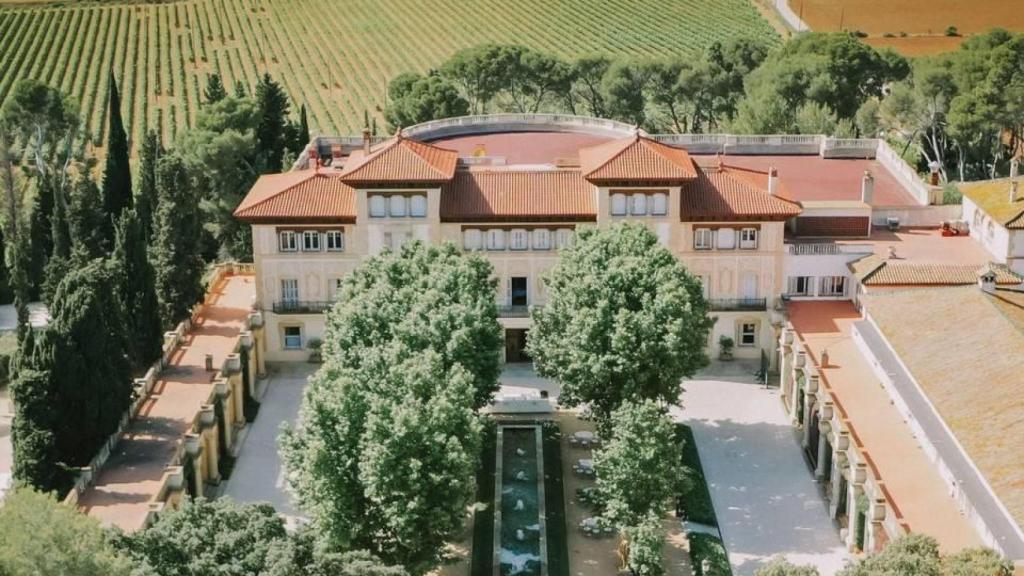 Imagen aérea de la finca Mas Solers de Sant Pere de Ribes, antiguo Casino de Barcelona