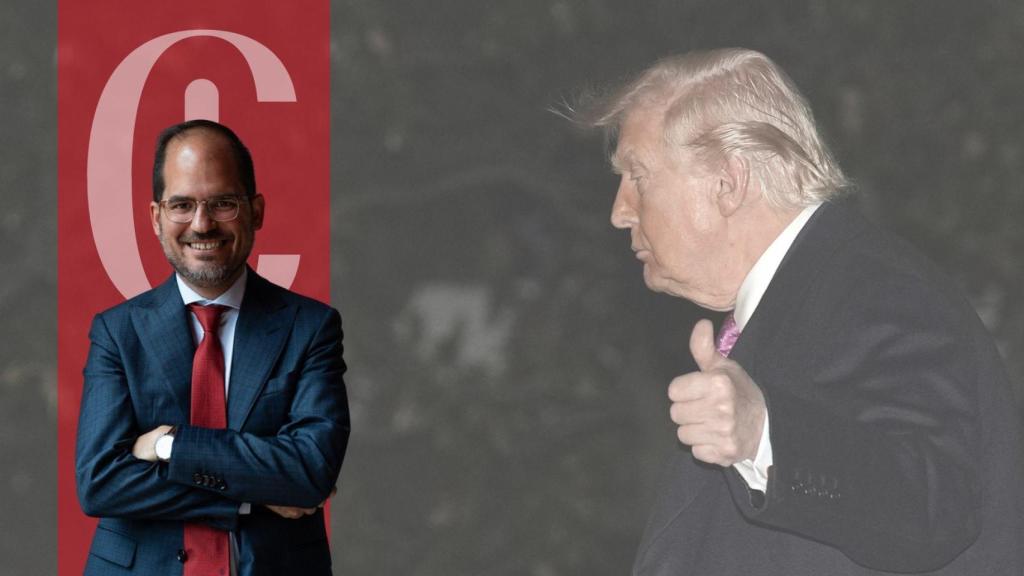 Javier Serrano Copete y el presidente de EEUU, Donald Trump