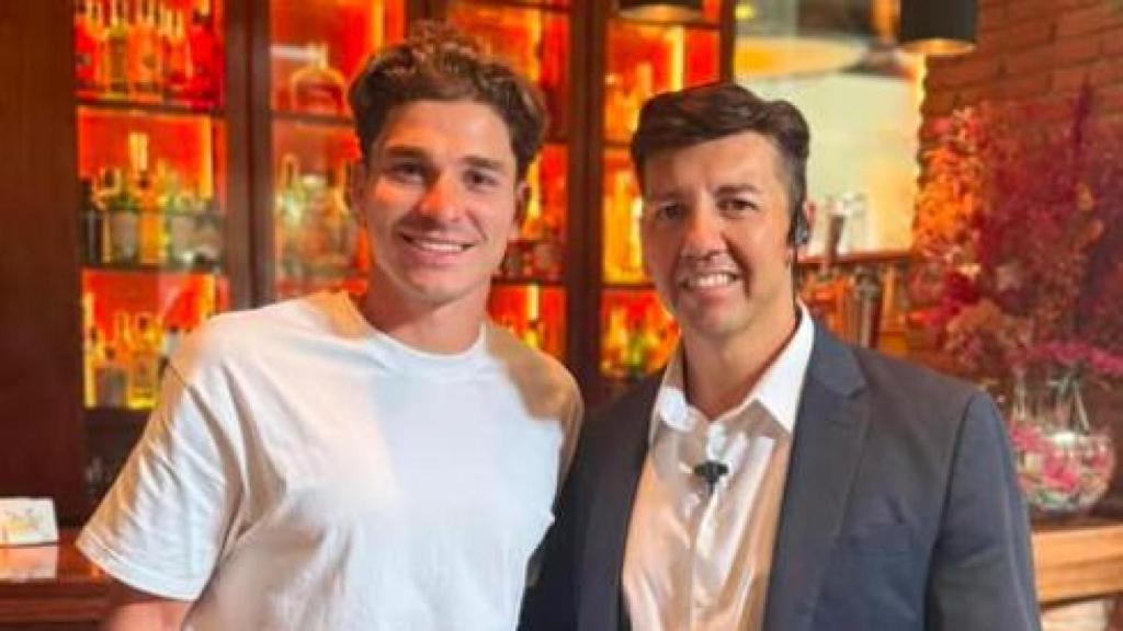Julián Álvarez en el restaurante De María