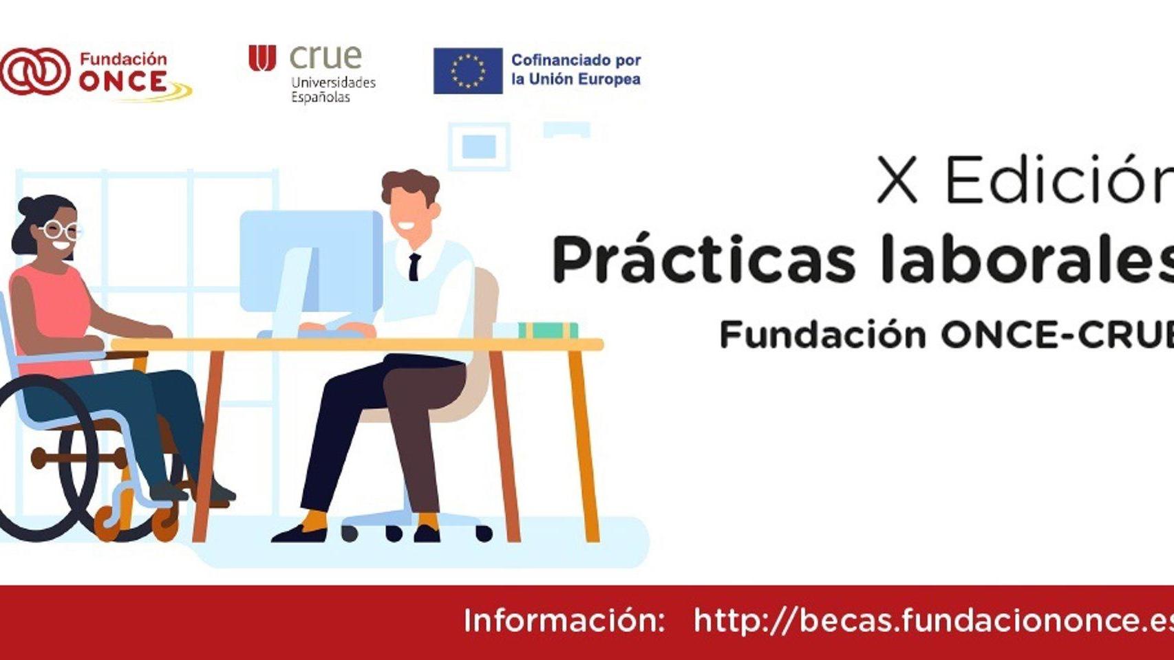 Logotipo del programa de becas - FUNDACIÓN ONCE