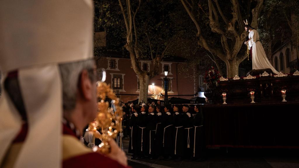 Arribada del Jesús Cautiu durant el Diumenge de Rams
