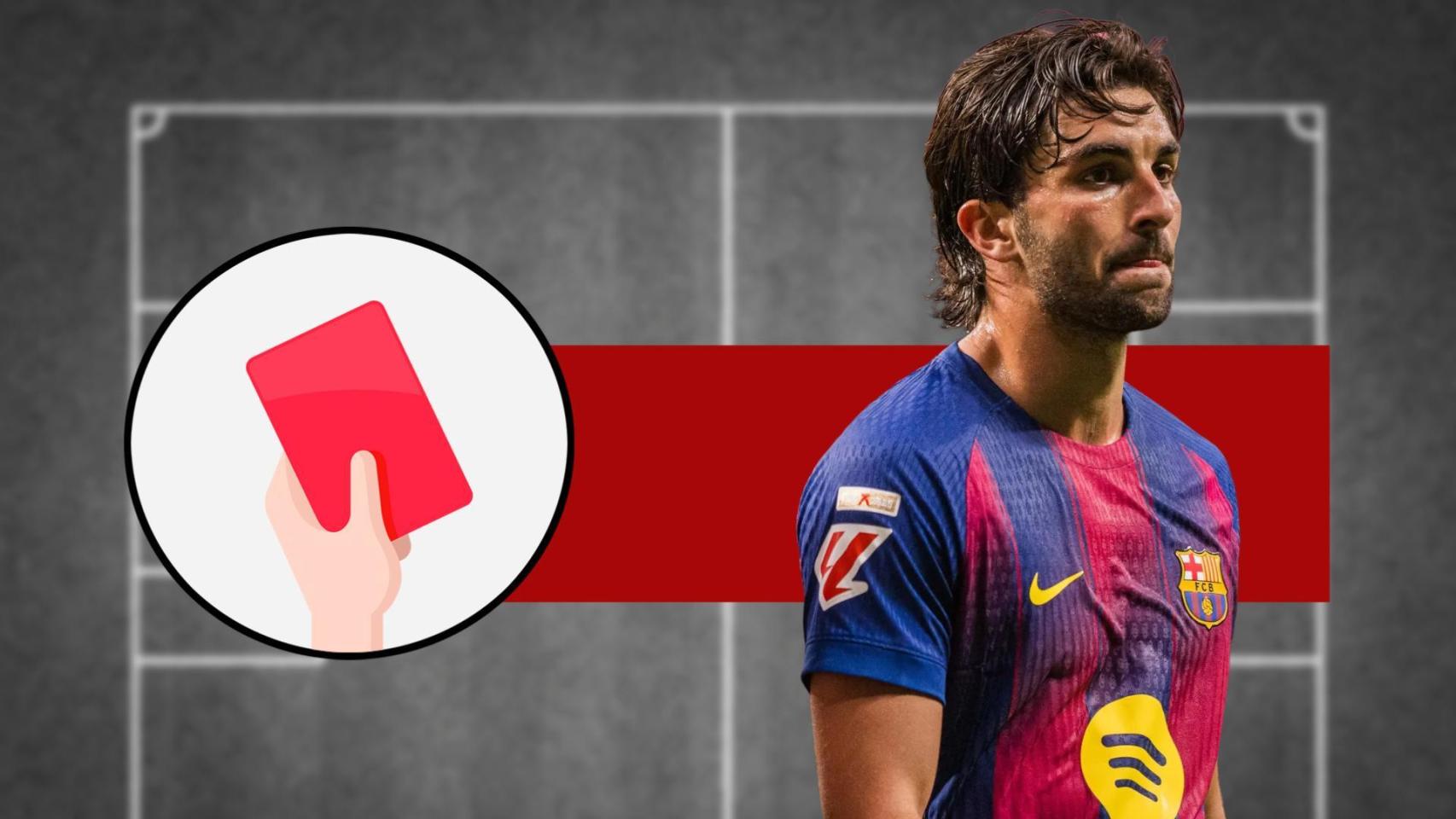 Tarjeta roja en el Atlético de Madrid-Barça para Ferran Torres