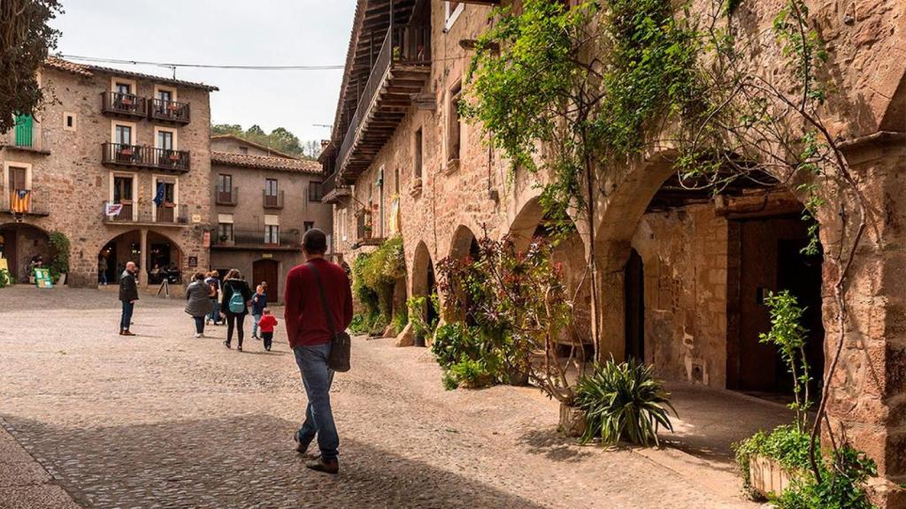 Gente en Santa Pau