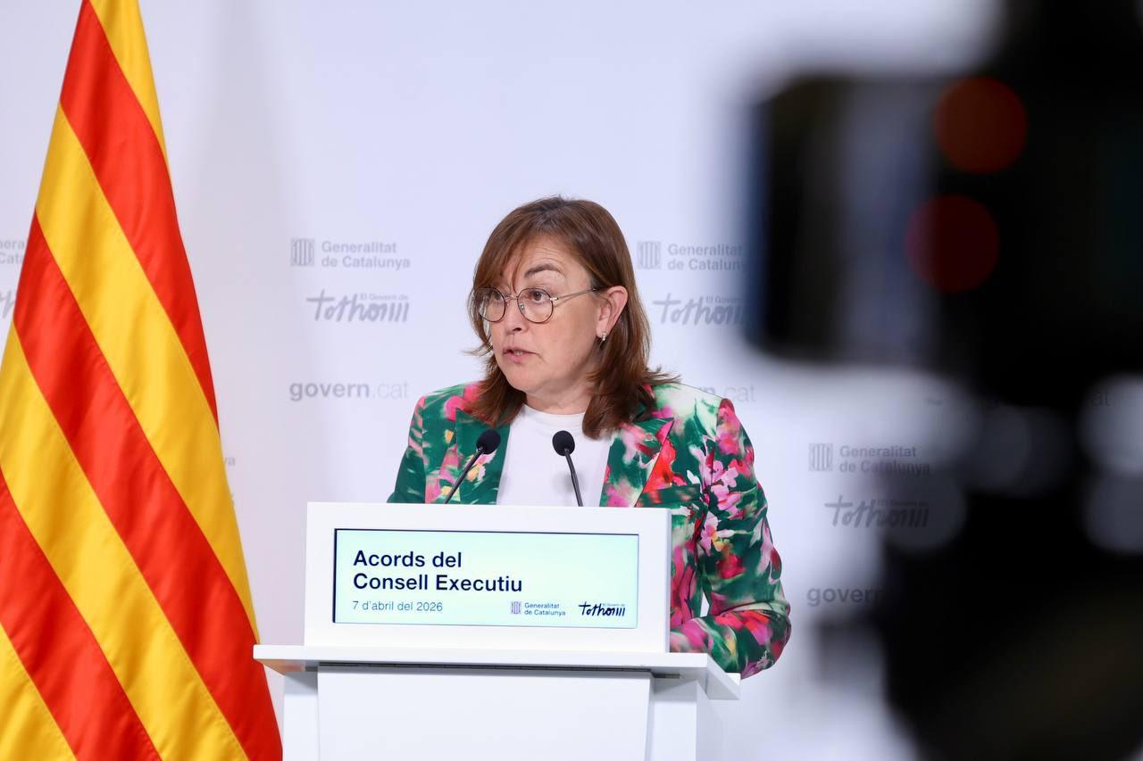 La consellera i portaveu del Govern, Sílvia Paneque, en roda de premsa el 7 d'abril de 2026