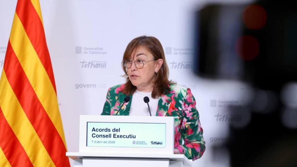 La 'consellera' y portavoz del Govern, Sílvia Paneque, en rueda de prensa el 7 de abril de 2026