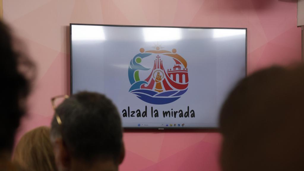 Logotip oficial de la visita del Papa