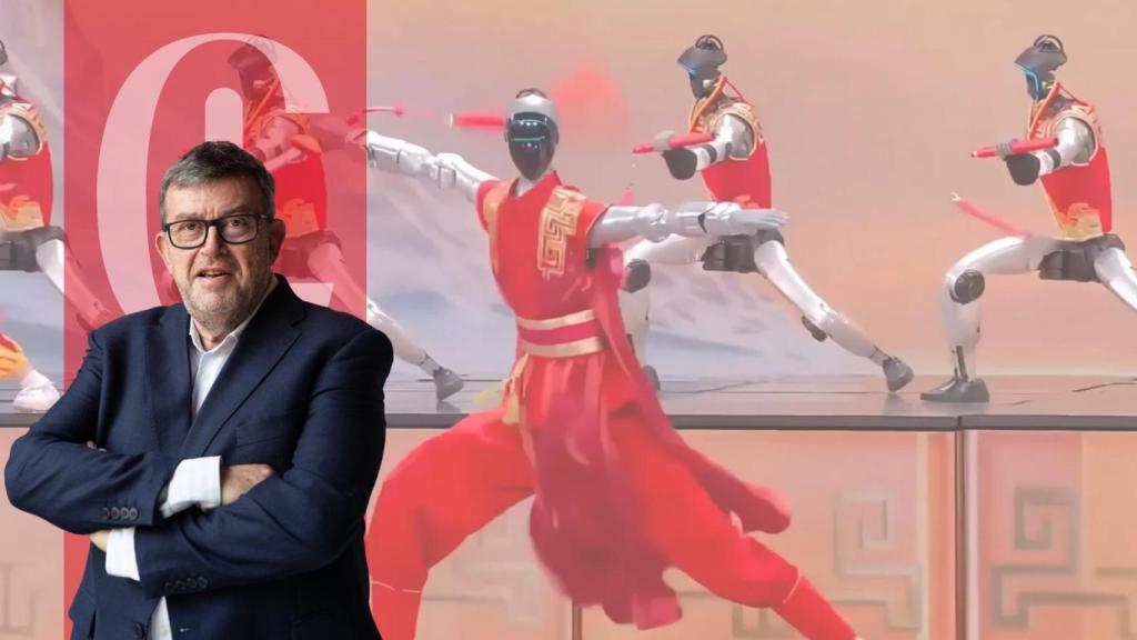 Robots bailarines en el Año Nuevo chino