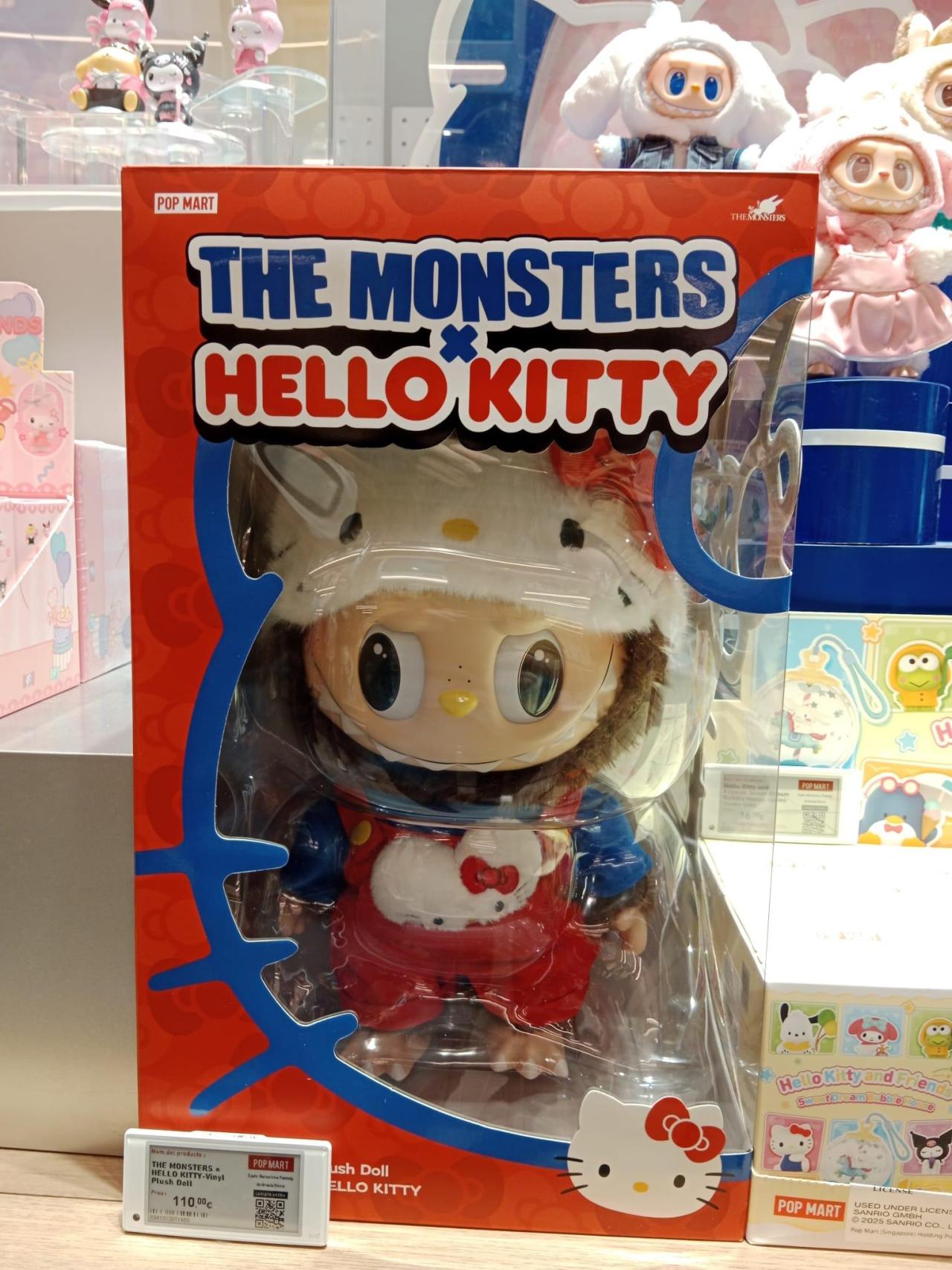 Labubu de Hello Kitty