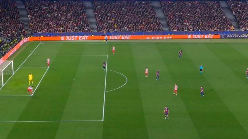 La mà de Marc Pubill al Barça-Atlètic de Madrid de Champions que l'àrbitre no va xiular
