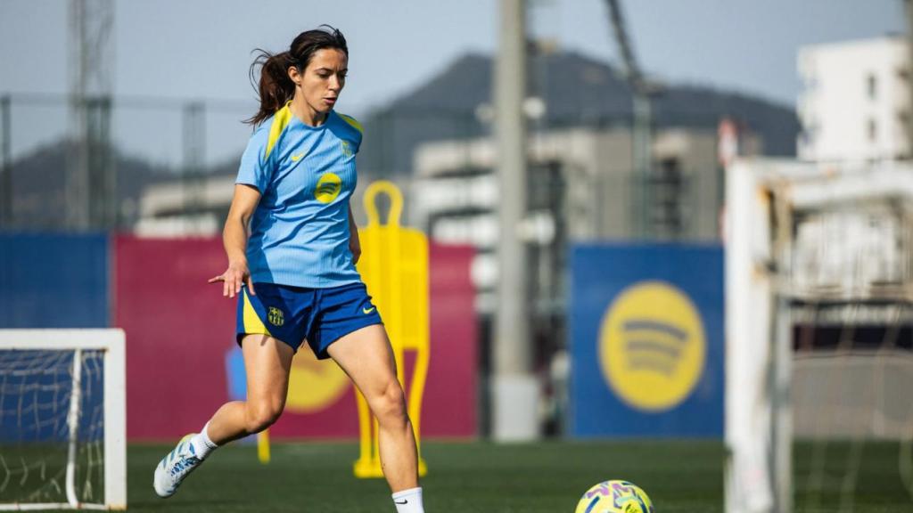 Aitana Bonmatí torna als entrenaments del Barça Femení després de la seva lesió