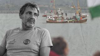 Fotomontaje de Oscar Camps y la Flotilla