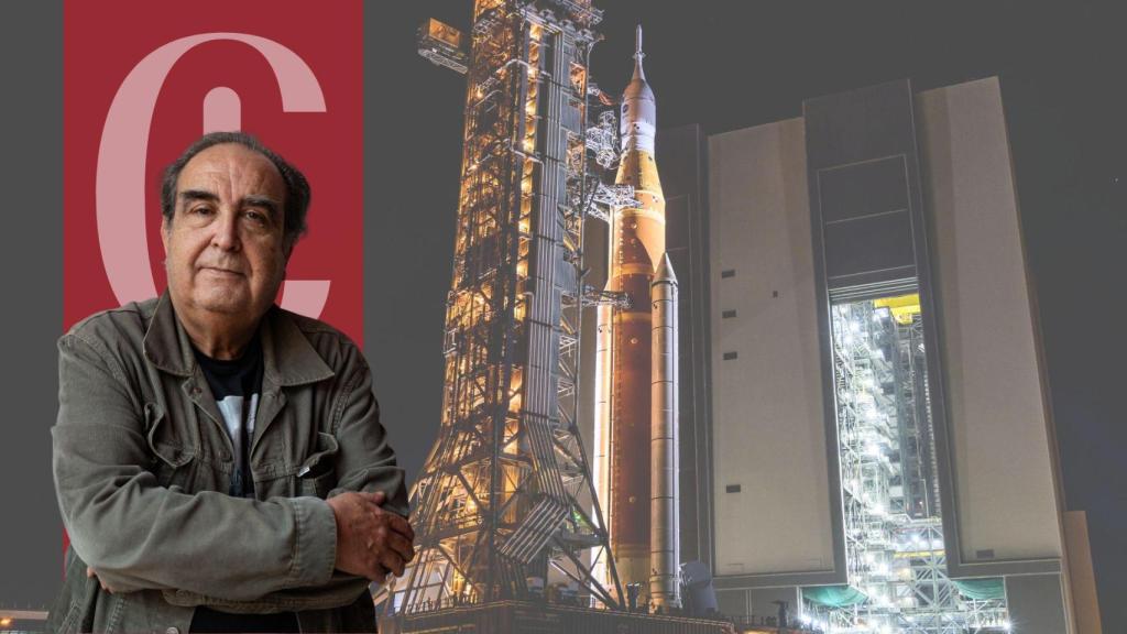 Ramón de España y un cohete espacial