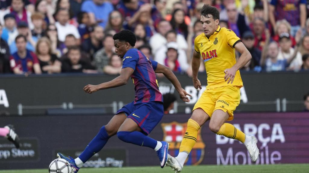 Alejandro Balde al Barça-Espanyol
