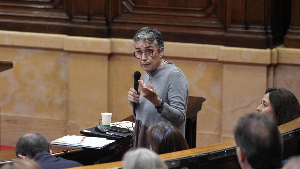La 'consellera' Olga Pané, en el Parlament, en diciembre de 2025