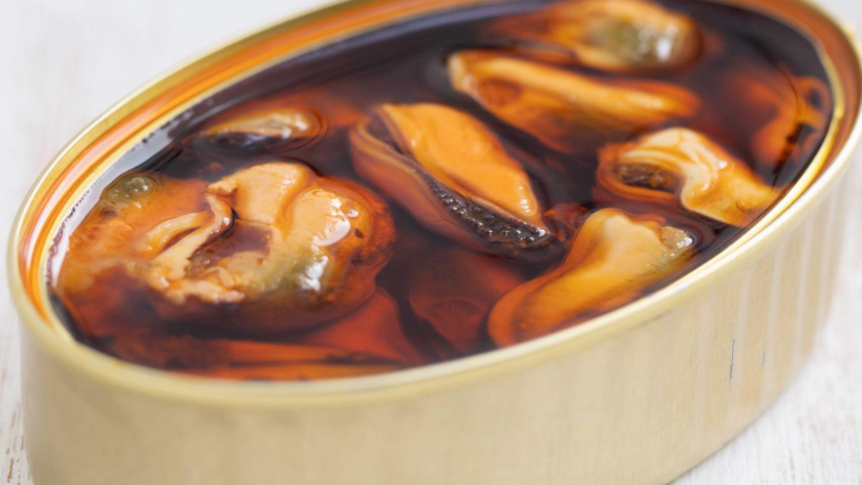 Mejillones en lata