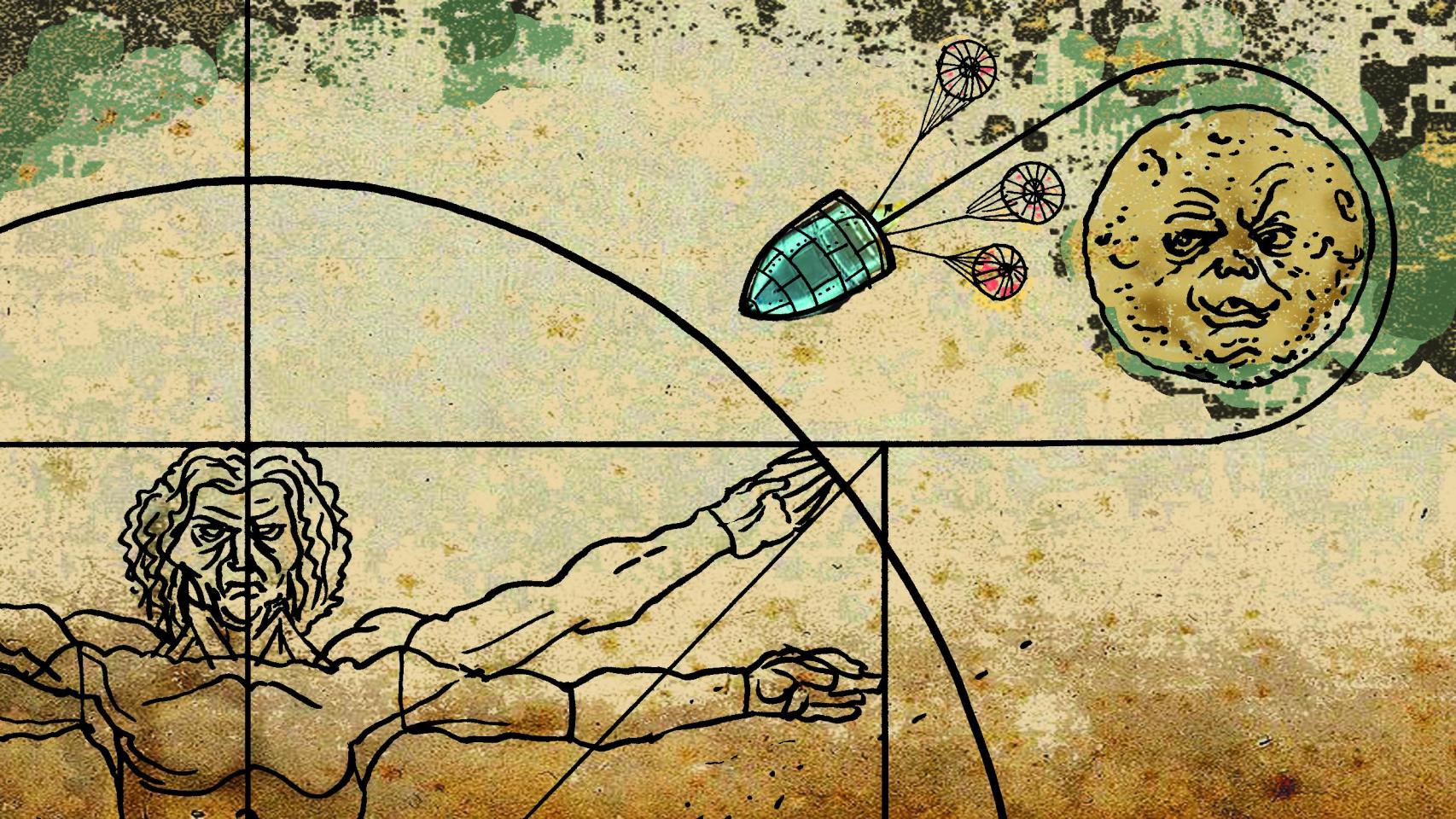 Leornardo da Vinci, por Farruqo