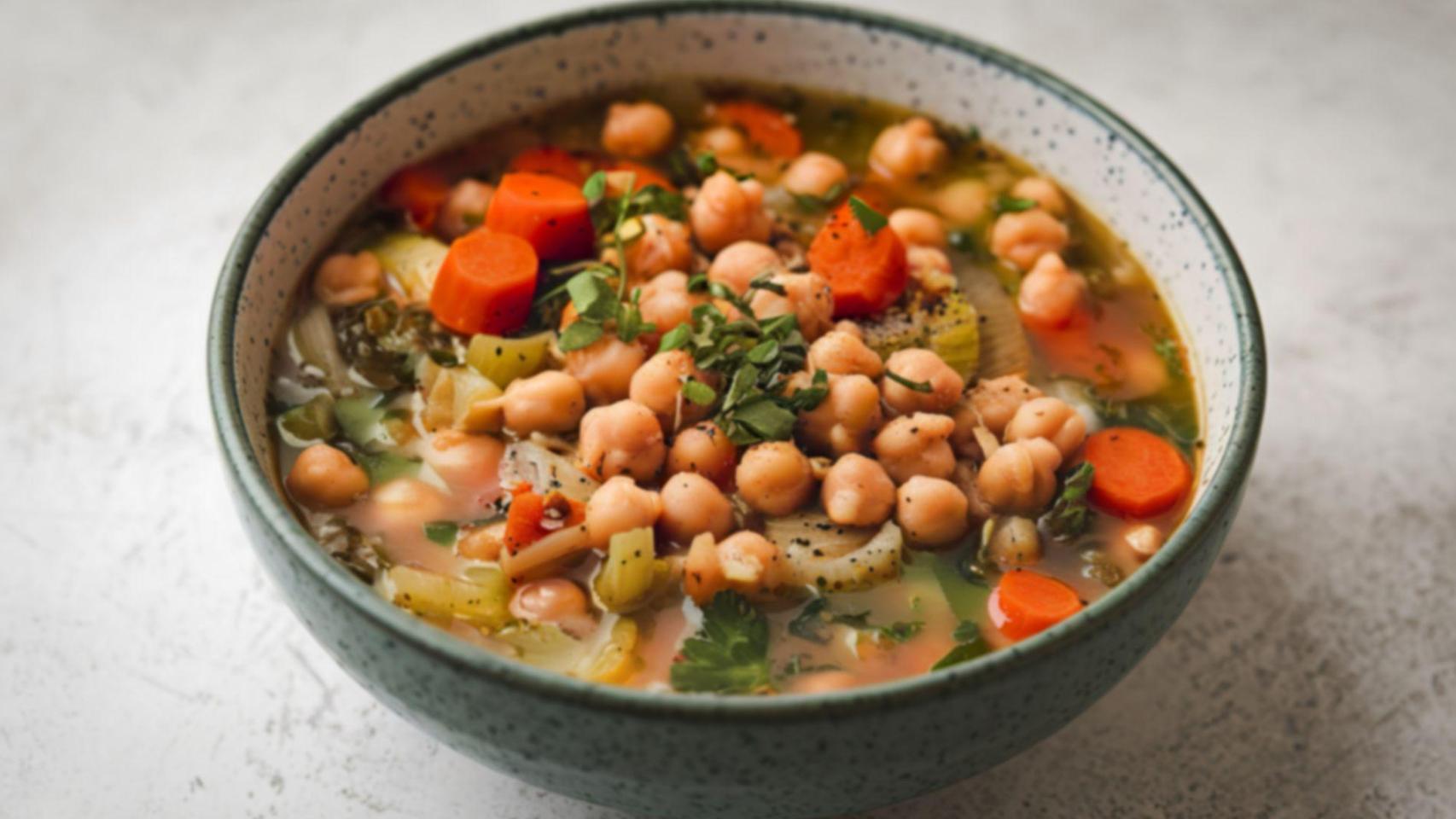 Plato de garbanzos