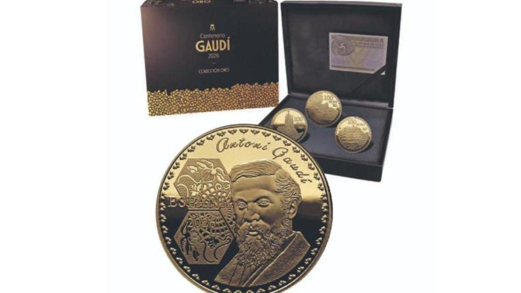 Moneda commemorativa del centenari de Gaudí
