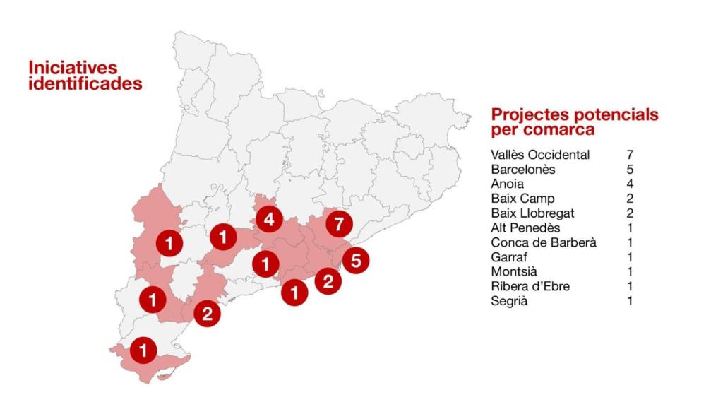 Los potenciales centros de datos que puede ganar Cataluña y su ubicación por comarcas