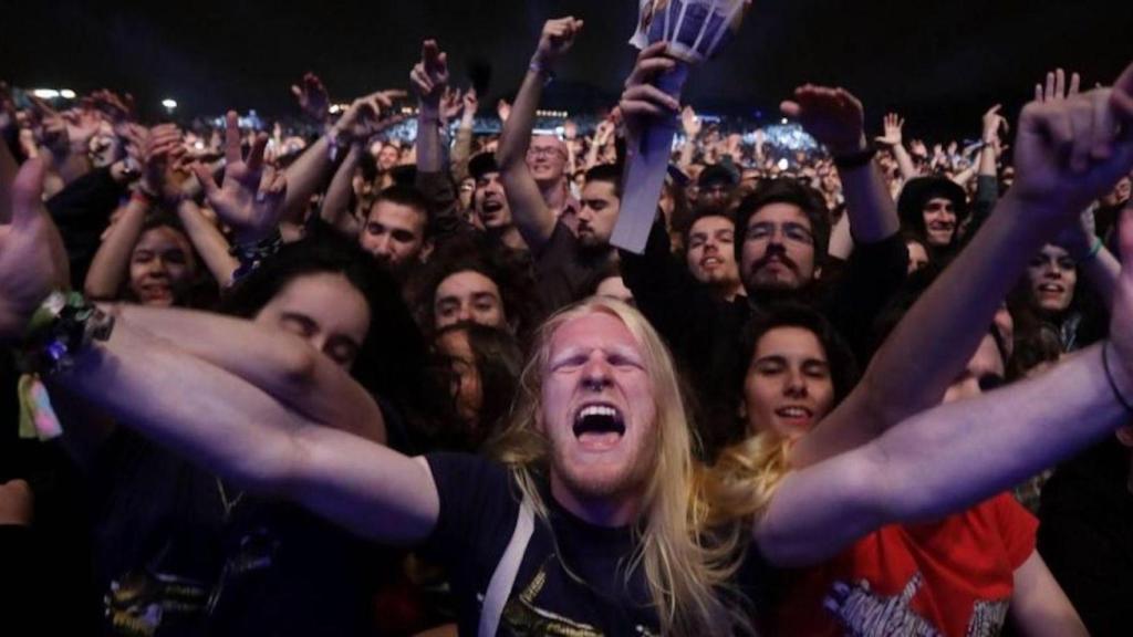 Jóvenes en un concierto en el Primavera Sound, en Barcelona