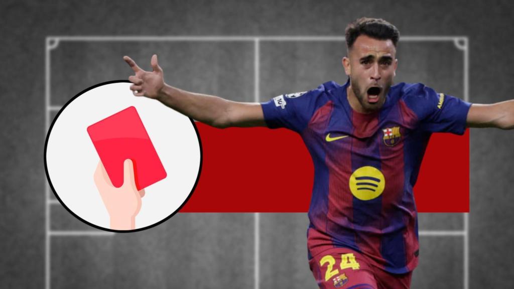 Tarjeta roja para Eric García en el Atlético de Madrid-Barça de Champions