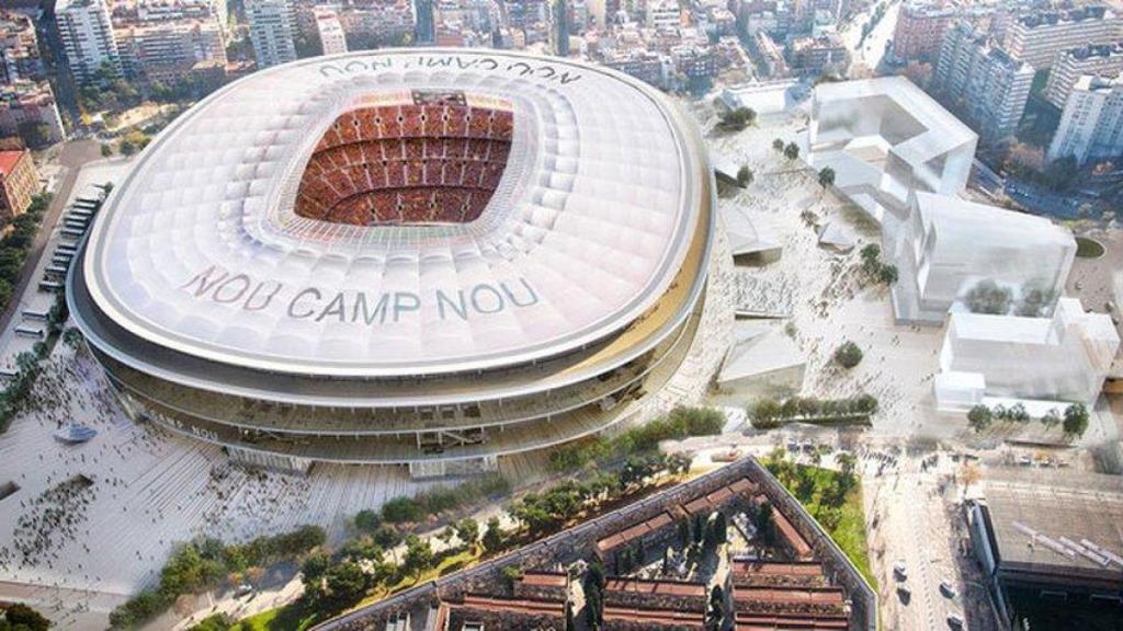Así era el nuevo Camp Nou que presentó Bartomeu durante su mandato como presidente del Barça