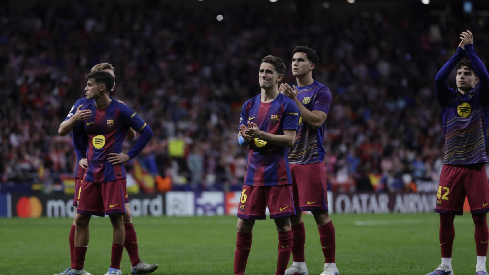 Tristeza barcelonista tras la eliminación de la Champions