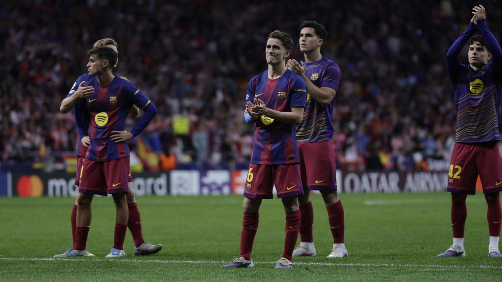 Tristeza barcelonista tras la eliminación de la Champions