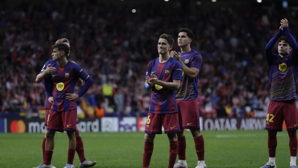 Tristeza barcelonista tras la eliminación de la Champions