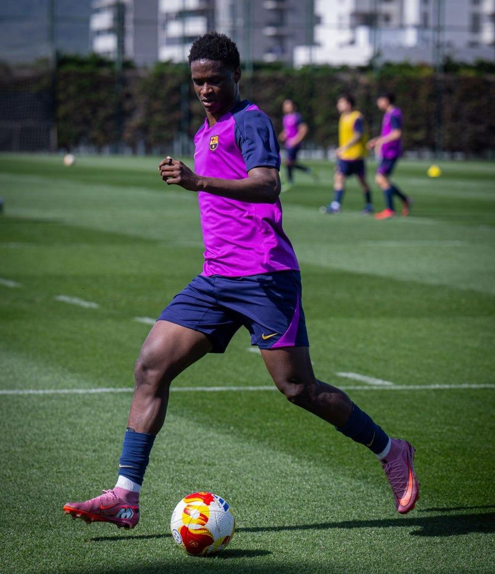 Ibrahim Diarra torna a entrenar-se amb el Barça B