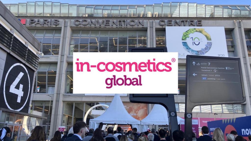 Foto del exterior de la feria in-cosmetics