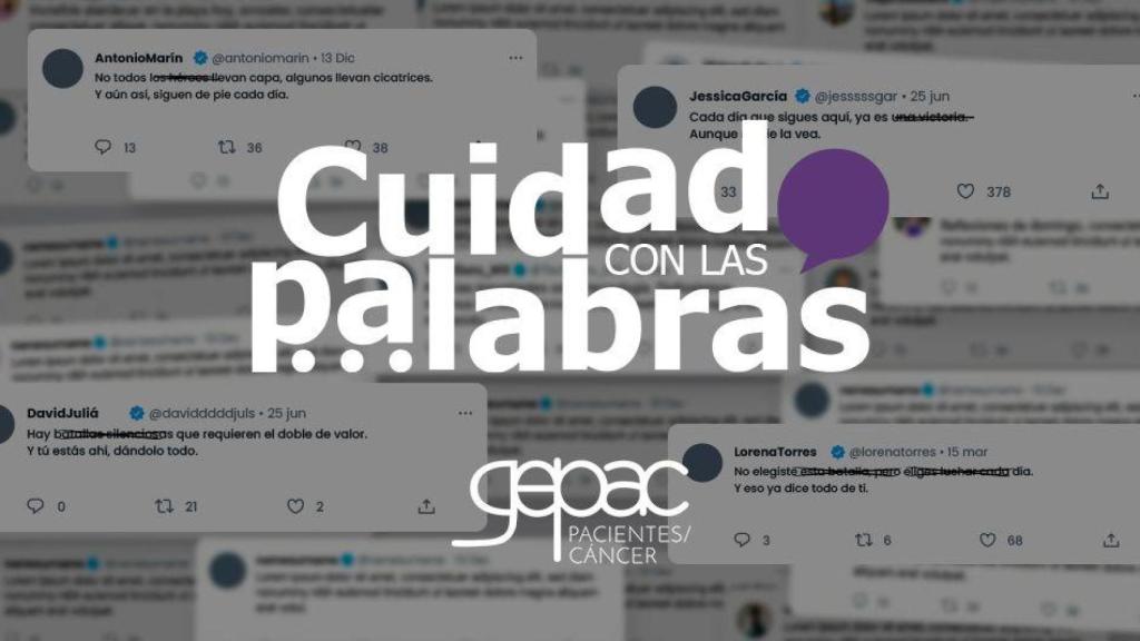 'Cuidado con las palabras' , la nueva campaña de GEPAC y BeOne Medicines para erradicar el lenguaje bélico al hablar de cáncerpng