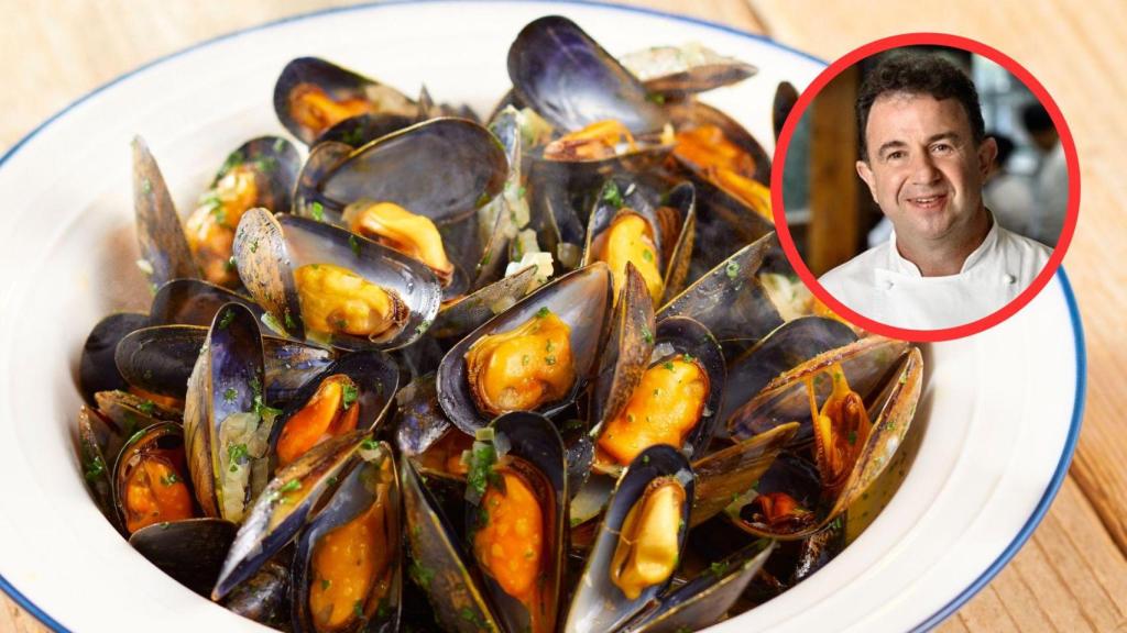 Martín Berasategui y los mejillones