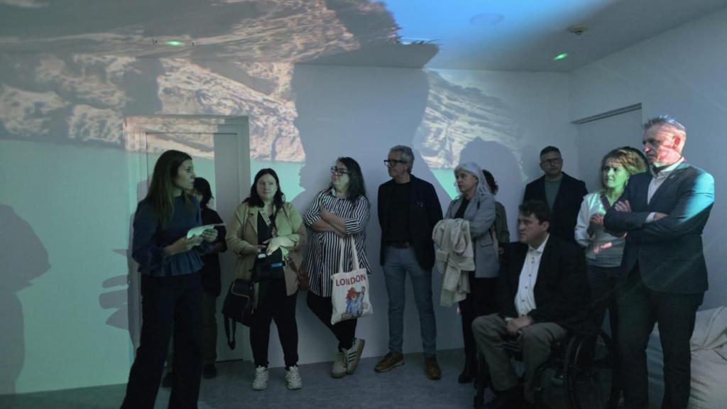 Sala de realitat immersiva a la nova seu de Saura